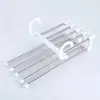 Clip Mágico para Pantalones sin Rastro para el Hogar Artefacto de Almacenamiento para Armario Perchero para Pantalones Estante Plegable para Pantalones Perchero Multifuncional de Múltiples Niveles para Pantalones
