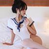 Ropa Interior de Sexo de Noche Larga Japonés Puro Quiero Someter Traje de Animación Secundaria de Chica Agua Muerta 1477