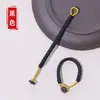 Nuevos Accesorios para Llavero de Nudo de Diamante Semi-Terminados, Cordón Trenzado DIY con Hebilla de Anillo, Venta al por Mayor desde el Fabricante