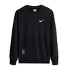 Sudadera de Felpa Pesada para Hombre, Nueva Marca de Moda de Invierno, Cuello Redondo, Ropa Unisex para Pareja, Otoño e Invierno, Top de Manga Larga sin Capucha para Hombre