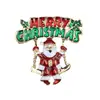 Broche de Natal europeu e americano mais vendido, distintivo fofo do Papai Noel, acessórios, corsage da série de Natal personalizado, produtos de atacado
