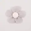 Liquidação Tecido de Malha Botão Girassol Acessórios DIY Grampo de Cabelo Faixa de Cabelo Chapéu Broche Flores da Primavera Enfeites