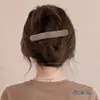 Pinza para el cabello curva, plana y cómoda para mujer, con un diseño sofisticado, nuevo estilo 2026, adecuada para la parte posterior de la cabeza, pinza de pico de pato