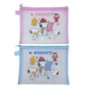 Comercio Exterior Transfronterizo Snoopy Bolsa de Almacenamiento A5 Papelería Estudiante Almacenamiento Bolsa para Documentos Nylon Bolsa de Archivo de Dibujos Animados Bolsa para Tutorías