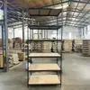 Estante de Almacenamiento Perforado de 6 Niveles con Forma de Calabaza, Estante de Hierro, Estante de Almacenamiento Multicapa para Almacenamiento en el Hogar, Balcón, Sótano, Estante de Exhibición