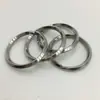 Llavero de acero inoxidable 304 anillo liso, anillo plano, anillo de esquina, anillo cuadrado, anillo de regalo, accesorios de ferretería