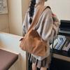 Moda Otoño 2026 Bolso Tote Simple de un Solo Hombro Color Sólido Tendencia Coreana Minimalista Gran Capacidad Bolso de Axila