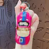 Chaveiro Pingente de Carro Esportivo Puxa-e-Solta em Liga Graffiti Simulação Modelo de Corrida Pingente para Mochila Escolar de Estudante Pequeno Presente Atacado