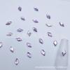 Accesorios Súper Brillantes para Uñas Paquete Mixto Rhinestones Irregulares de Fondo Plano Morado Claro Rhinestones para Uñas con Forma de Rombo Rhinestones de Cristal Aurora al por Mayor