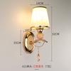 Lámpara de pared cálida creativa habitación de bodas dormitorio mesita de noche sala de estar comedor pasillo escaleras lámparas led simples modernas 2024
