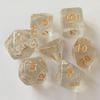 Juego de 7 dados poliédricos de camuflaje color cebolla para comercio exterior, suministro de Aliexpress, juego de mesa TRPG, dados de Dungeons and Dragons