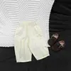 Overol con Bolsillo Grande Plisado para Bebés y Niños Pequeños Estilo Coreano Pantalones Anchos Sueltos Primavera y Otoño Multicolores Versátiles Casuales Pantalones Largos