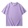 Camiseta personalizada de manga corta de algodón 100% de 200g para hombre en azul Klein brillante, corte holgado, cuello redondo, manga corta, camiseta de verano para mujer 100% algodón con estampado