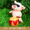 Ornatos criativos de animais de desenho animado em banda para carro, decorações de painel, micro paisagens de mesa, paisagismo de jardim ao ar livre atacado