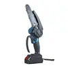Motosierra Pequeña de Mano Recargable con Batería de Litio, Motosierra Eléctrica de Una Mano para Uso en Exteriores, Sierra Inalámbrica para Cortar Árboles