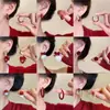 Pendientes de Terciopelo con Lazo Rojo Ankela para Mujer Otoño e Invierno 2026 Nuevo Estilo Pendientes Elegantes Pendientes Dulces Festivos Pendientes