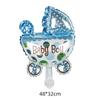 Globo Mini Bebé Amazon de Película de Aluminio Mini Cabeza de Animal León Dibujo Animado Decoración Globo para Fiesta de Cumpleaños Infantil