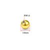 Barra dobrada de aço inoxidável 1.2/1.6mm piercing de umbigo sobrancelha unha dente externo substituição barra lisa perfuração atacado