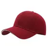Gorra de Béisbol Popular de Seis Paneles Transfronteriza con Diseño Tipo Sándwich, Gorra Promocional de Color Sólido, Gorra de Pico, Gorra de Trabajo, Logo Personalizable