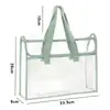 Bolsa transparente específica para examen, bolsa de mano de doble capa, set de papelería especial para el examen de ingreso a la secundaria, bolsa transparente especial para el examen de ingreso a la preparatoria, secundaria