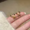Pendientes Exquisitos y Dulces con Colgante de Lazo para Mujer, Estilo Nuevo, Sencillos, de Alta Gama, Pendientes de Lujo Ligero, Pendientes Atmosféricos