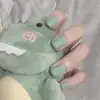 Puntas de Uñas Falsas Desmontables de Color Sólido Cortas Personalizadas Portátiles Parches de Uñas Falsas Terminados al por Mayor Ultra Delgadas