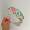 Nueva Diadema de Encaje Bordado de Rosas Estilo Étnico de Alta Gama Floral Sencilla de Tela Ala Ancha Pasador Accesorios para el Cabello