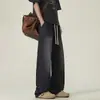 Comercio Exterior Jeans para Hombre de Primavera y Otoño Finos Sueltos Pierna Recta Juventud Casual Pierna Ancha Pantalones para Niños Verano Nuevo Estilo