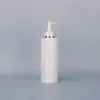 Diretamente do Fabricante: Garrafa de Shampoo de 24 Fios 350ml, Garrafa Plástica, Garrafa Transparente de PET para Gel de Banho, Garrafa Redonda de Condicionador com Ombro Plano