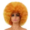 Peluca para Mujer Africana, Tocado, Afro Esponjoso Pequeño Rizado, Se Pueden Seleccionar Más Colores de la Imagen, Peluca Afro