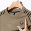 2025 Nueva Camiseta Sudadera Otoño Papá Cuello Redondo Jersey Ropa para Hombre Informal y Cómoda Sudadera Base para Hombre Ropa para Hombre