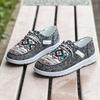 Zapatos de Mujer de Moda, Elegantes y con Estilo, Esenciales de Moda, Mocasines Planos de Piel de Vaca con Punta Redonda y Corte Profundo en la Tela