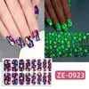 Zhengxiang Transfronterizo Nuevo Halloween Película Luminosa Esmalte Pasta para Uñas Telaraña Fantasma Diablo Pasta para Uñas Europea y Americana