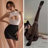 Eliminar Lencería Sexy Caliente Hueco Tentación Sexo Uniforme Femenino Ajustado Secretaria Falda Envolvente de Cadera Uniforme Tentación