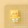 Urso de Manteiga Dormindo Fofo Resina DIY Grampo de Cabelo Tiara Capa de Celular Copo de Água Sapato de Madeira Fivela Decoração Acessórios