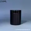 Garrafas de Boca Larga de PEAD em Estoque do Fabricante, Potes Plásticos à Prova de Luz, Garrafas de Boca Larga Pretas, Recipientes para Temperos e Ração de Peixe, Potes de Boca Larga
