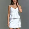 2026 Ropa de mujer de comercio exterior transfronterizo europeo y americano verano nuevo encaje color liso lentejuelas top holgado moda casual camisola