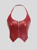 Estilo Europeo y Americano Top Tubo Ajustado con Cremallera y Cuello Halter Top Sexy Aliexpress Suministro Transfronterizo Ropa Moldeadora para Mujer Ajustado Control de Abdomen