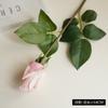 Rosa artificial hidratante ao toque, haste única, rosa de Dia dos Namorados, decoração para casa, presente de Dia dos Namorados, botão de rosa
