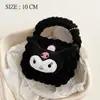 Monedero de Peluche Tejido de Dibujos Animados Ins Bolsa Portátil para Almacenamiento de Cables de Auriculares Bolsa Linda de Niña para Almacenamiento de Joyas