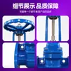 Válvula de Compuerta Metálica Sellada con Bridas y Vástago Expuesto, Válvula de Compuerta de Hierro Dúctil para Agua Potable, Válvula de Compuerta Sellada de Hierro Dúctil con Núcleo de Cobre