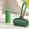 Removedor de Ácaros Rodillo Quita Pelusa Caña de Azúcar 10/16cm Papel Pegajoso para Polvo para Ropa y Limpieza y Eliminación de Pelo de Mascota