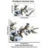 Adesivos Estáticos de Guaxinim em Galhos Estilo Floresta de Inverno Nórdico, Sem Cola, Não Danifica o Vidro, Decoração de Atmosfera de Feriado para Janela da Sala de Estar