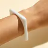 Joias Transfronteiriças Europeias e Americanas Personalidade Exagerada Resina Estilo Ins Irregular Transparente Pulseira Bracelete Geométrico Pesado