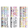 Etiquetas de Nombre Transparentes Impermeables Autoadhesivas Escritas a Mano para Uniformes Escolares de Niños y Botellas de Agua