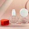 Frasco de vidrio redondo plano de fondo grueso de 30 ml para esencia, base de maquillaje líquida, frasco cosmético, subfrasco, venta al por mayor