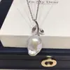 Estilo Seiko Fuente Zhuji Perla Barroca Natural de Agua Dulce Colgante Único de Perla Versátil Venta al por Mayor
