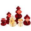 Adornos de Calabaza Nuevos, Colgantes de Bola de Panal de Año Nuevo, Decoraciones para Habitación de Boda, Decoraciones Festivas, Decoraciones Tridimensionales de Origami para Año Nuevo