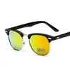 Gafas de Sol Retro con Tachuelas de Arroz Estilo Mismo de Aliexpress Gafas de Sol Metálicas de Media Montura para Hombres y Mujeres Gafas de Sol Estilo Estrella 3016