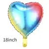 Globo de Película de Aluminio Estrella de Cinco Puntas Redondo Corazón Decoración de Fiesta de 10 Pulgadas Selección Multicolor